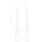 Z-Lite Laurent Outdoor Post Mounted Fixture, 1-Light, 10 In.W x 105.5 In.H, Black/Opal 597PHM-519P-BK - alternate 8